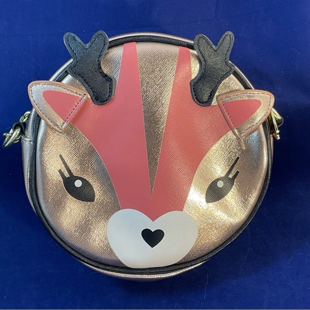 Betsey Johnson Luv Betsey Be A Deer Novelty Crossbody Bag Woodland Deer Like New